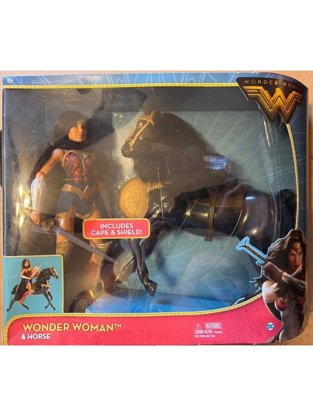 New Wonder Woman and Horse Gal Gadot Movie Dolls Set New Sealed Free Shipping